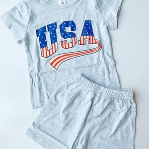 Toddler unisex USA set